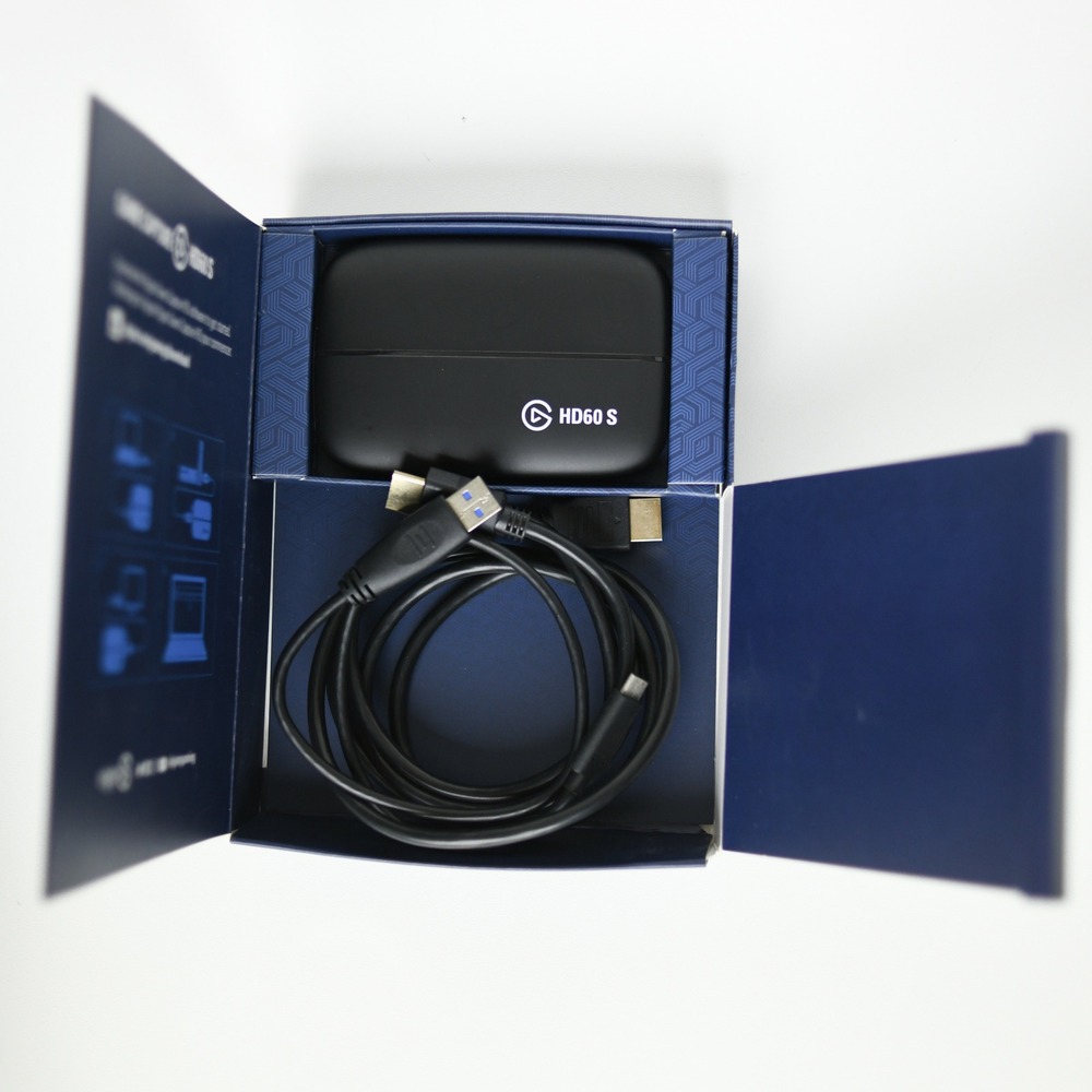 Elgato Game Capture HD60 S Capture Card Black 1080p 60fps Gaming Streaming